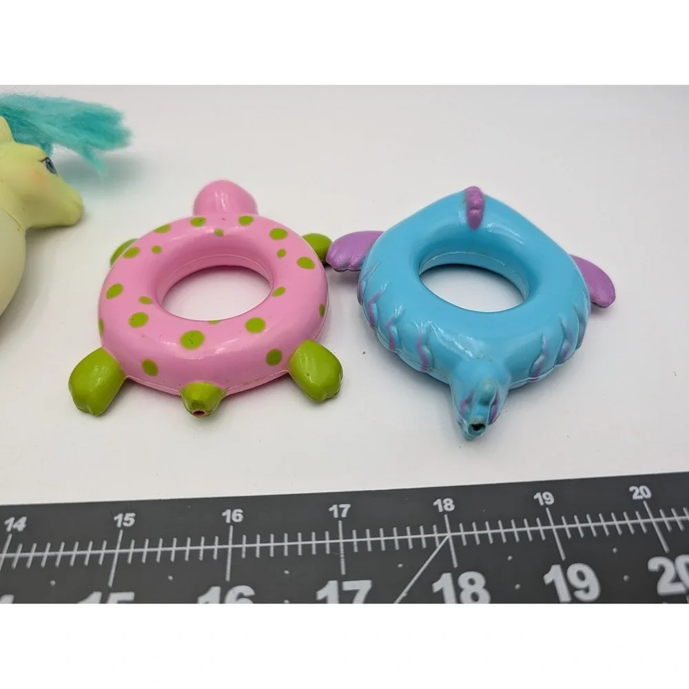 Hasbro My Little‎ Pony Seahorse Shimmer Green 4 Inch 1984 Float Lot